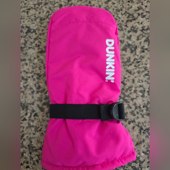 Dunkin Vibrant Pink Iced Coffee Glove Offical Merch - Picture 2 of 4